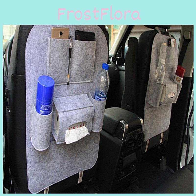 Versatile Black Auto Car Seat Back Organizer With Timeless Design And Ample Storage