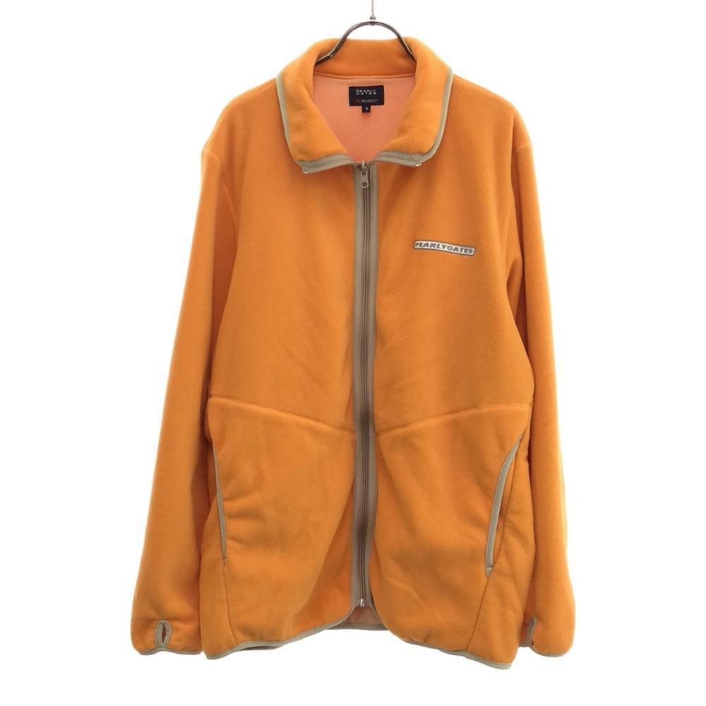 

PEARLY GATES Logo embroidery golf Fleece jacket 5 Mesh lining, thumb hole Men s Used