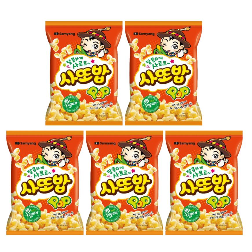 

Самъянг Сато Бап (Кукурузный снек) (67 г) (3 варианта) #5pcs