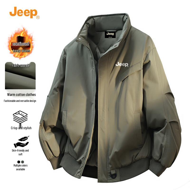 Jeep Men's Winter Hooded Padded Jacket