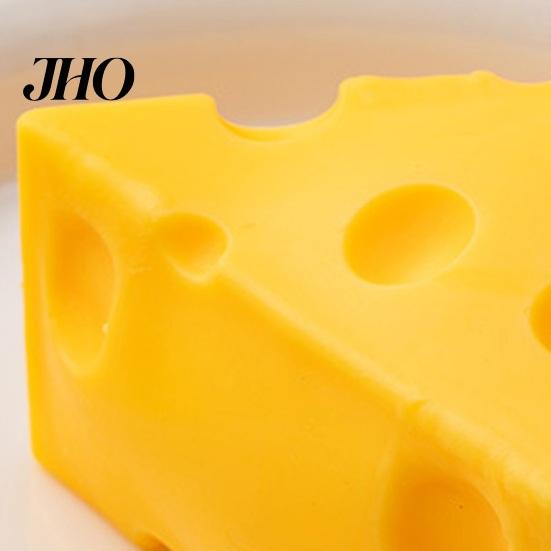 Jouet à presser nourriture simulée Fromage Incassable Soulagement du stress Montée lente Bloc à pincer Fidget Simulation Sensoriel Triangulaire