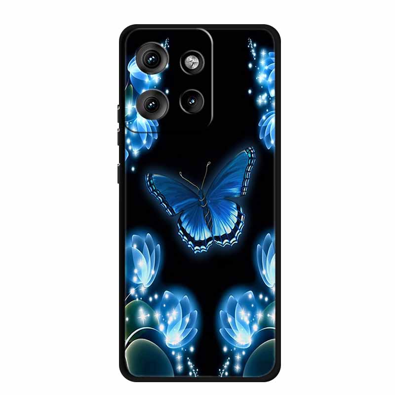 Etui do Motorola Edge 50 Neo Zwierzęta Miękki Silikon TPU Etui na Telefon Tylna Pokrywa Dla Motorola Moto S50 5G Wilk Ochrona Nowe Coque
