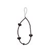 INS wind rice bead chain acrylic love anti-lost hand carry fashion chain short mobile phone chain