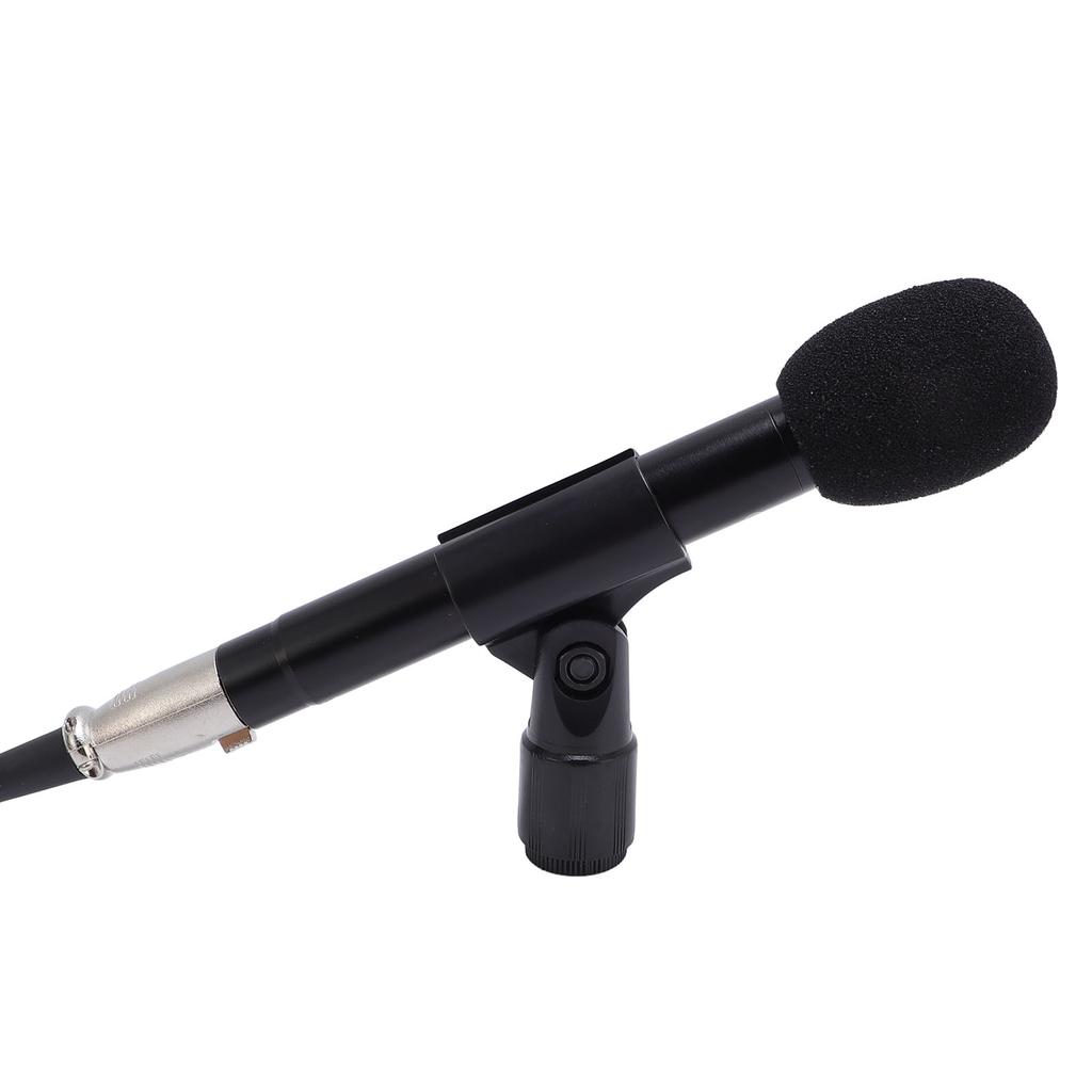 Small Diaphragm Condenser Microphone with Clip XLR Noise Reduction Instrument Microphone for Piano Guzheng Guitar