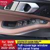 For BMW X5 G05 2025-2025 LHD Car ABS Material Window Button Frame Door Glass Lift Panel Decorative Stickers Interior Accessories