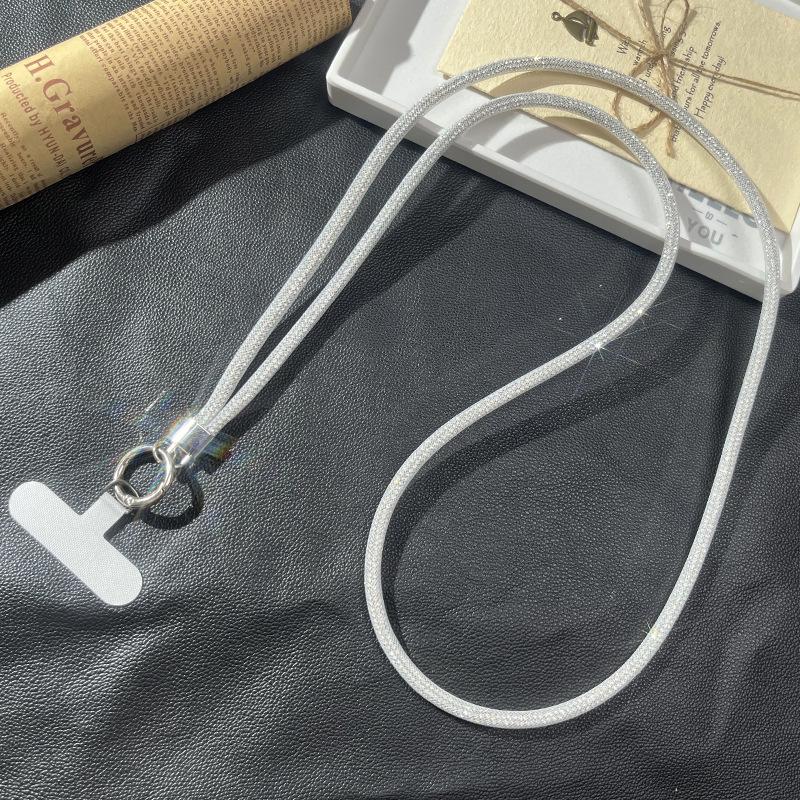 Yi Lian Acrylic Beaded Phone Chain: Pearl Crossbody Strap Charm for Women
