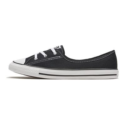 Chuck Taylor All Star Ballet Lace Slip Black White (Womens) Women Sneakers 566775C