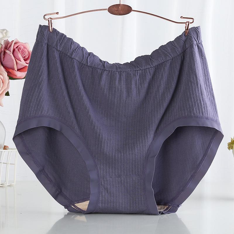 

Plus Size High Waist Seamless Panties for Women - 200 Jin Triangle Design for Ladies XL [170-260 Jin]
