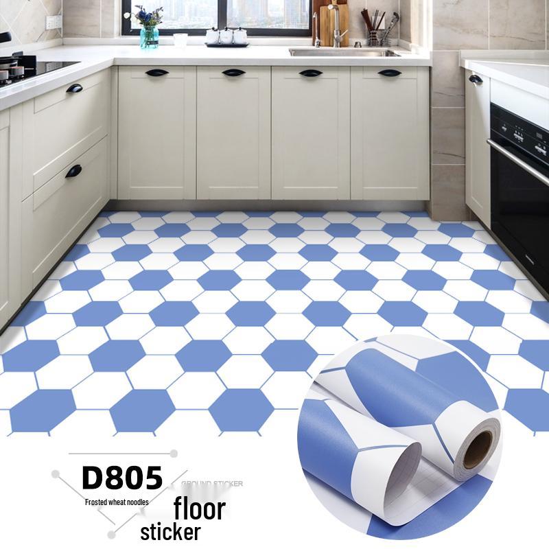 Thickened Waterproof Self-Adhesive Floor Tiles for Bathroom Renovation