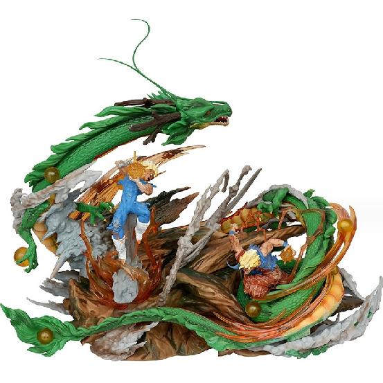 

Горячая аниме-фигурка Dragon Ball Z Majin Vegeta Vs Son Goku, фигурки, статуя GK