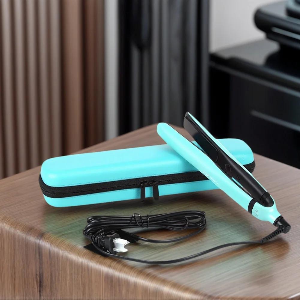 

Curling Iron Storage Bag Anti-Fall Hair Clip Storage Bag Multi-Function Portable Travel Carrying Case for Outdoor Travel Commute озеро синий