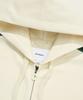 COVERNAT Retro Track Hoodie Zip-Up Cream