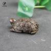Retro Copper Chinese divination Turtle Statue Desk Ornament Vintage Tortoise Miniatures Figurines Home Decoration Accessories