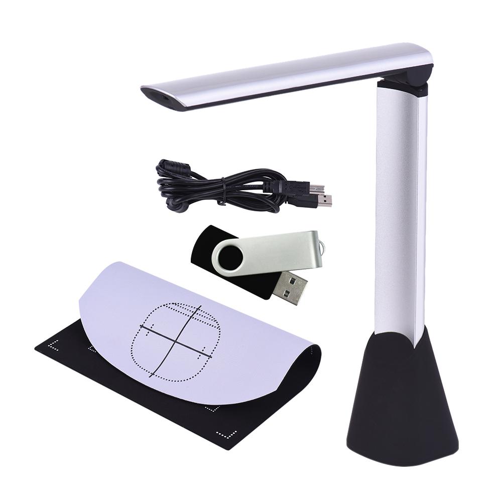 Scanner portatile USB ad alta velocità per foto di libri, fotocamera per documenti, 5 megapixel HD ad alta definizione max. A4