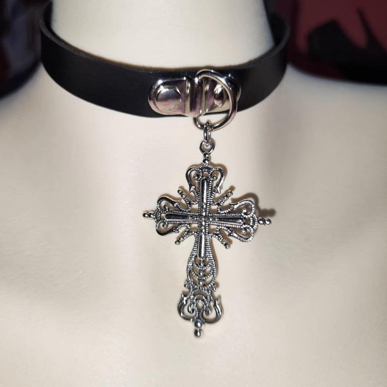 Schmetterling Spinne Fledermaus Anhänger Schwarzer Choker Gothic Halskette Goth Hexe Sexy Herz Punk Kreuz Halloween Schmuck Harajuku Rock Kette white