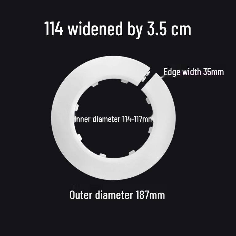 Decorative Pipe Cover Ring for Air Conditioning and Heating Valves