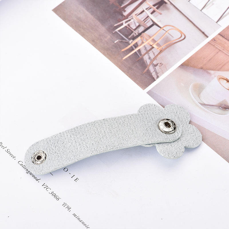 Cable Organizers Reusable PU Flower Cable Ties Cord Organizer Keeper Holder Fastening Straps Headphones PC Wire Wrap Management