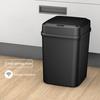 12L Smart Trash Can with Lid No Touch Infrared Induction Low-energy Electric Intelligent Automatic Sensor Rubbish Bin for Daily Use