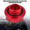 Car Oil Filler Cap Corrosion-Resistant T6061 Aluminum Alloy Engine Fuel Tank Cap Universal for Car Oil Cover Car Accessories