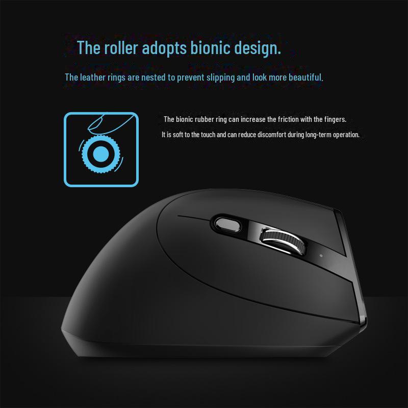 ZELOTES F36A Vertical Ergonomic Wireless Rechargeable Office Mouse