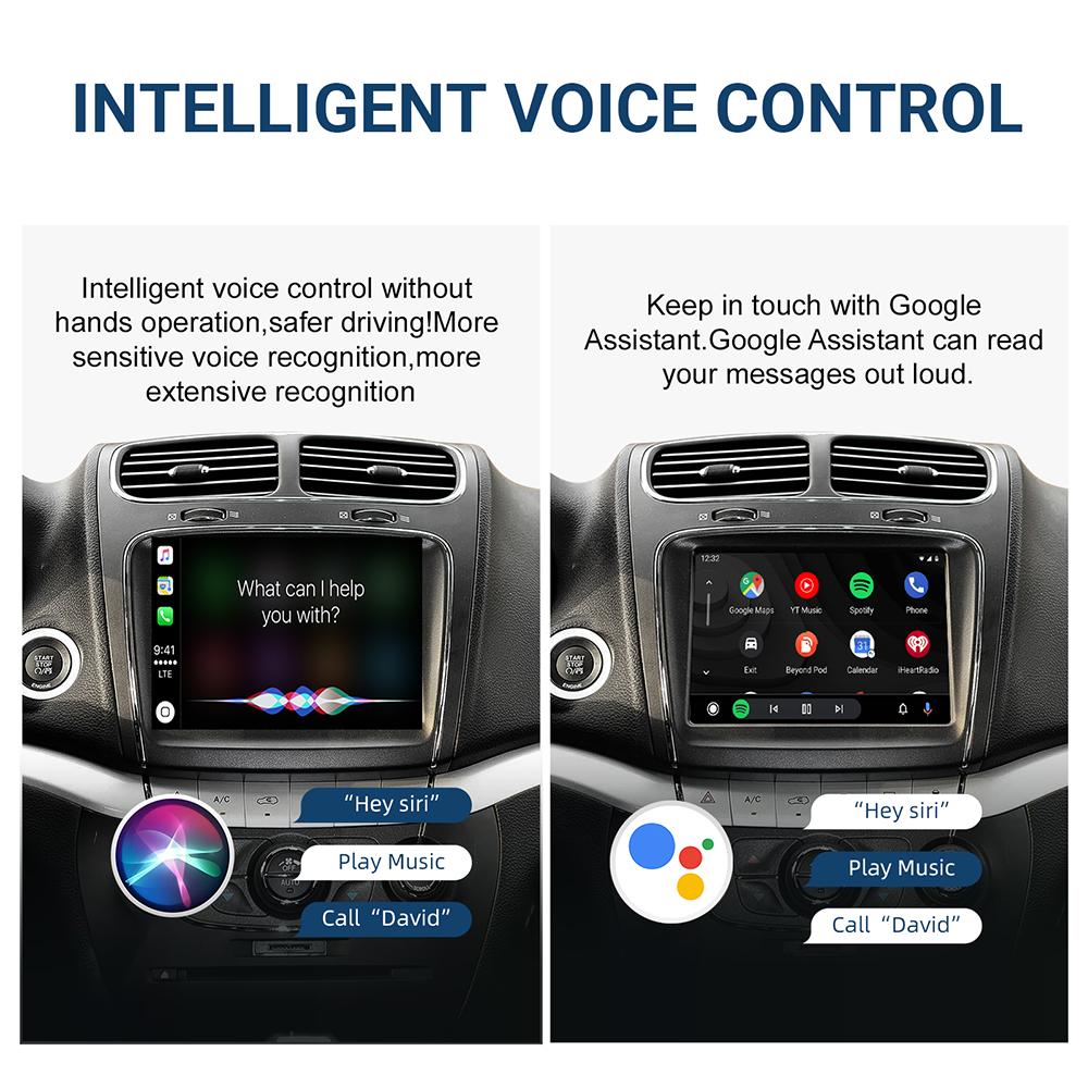 Wireless CarPlay For Fiat Freemont 2013-2018 With Rear Camera