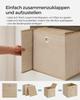 SONGMICS Storage Boxes, Set of 6 Non-Woven Fabric Boxes with Handles, 30 x 30 x 30 cm, Fit Cube Storage Unit, for Shelves, Foldable