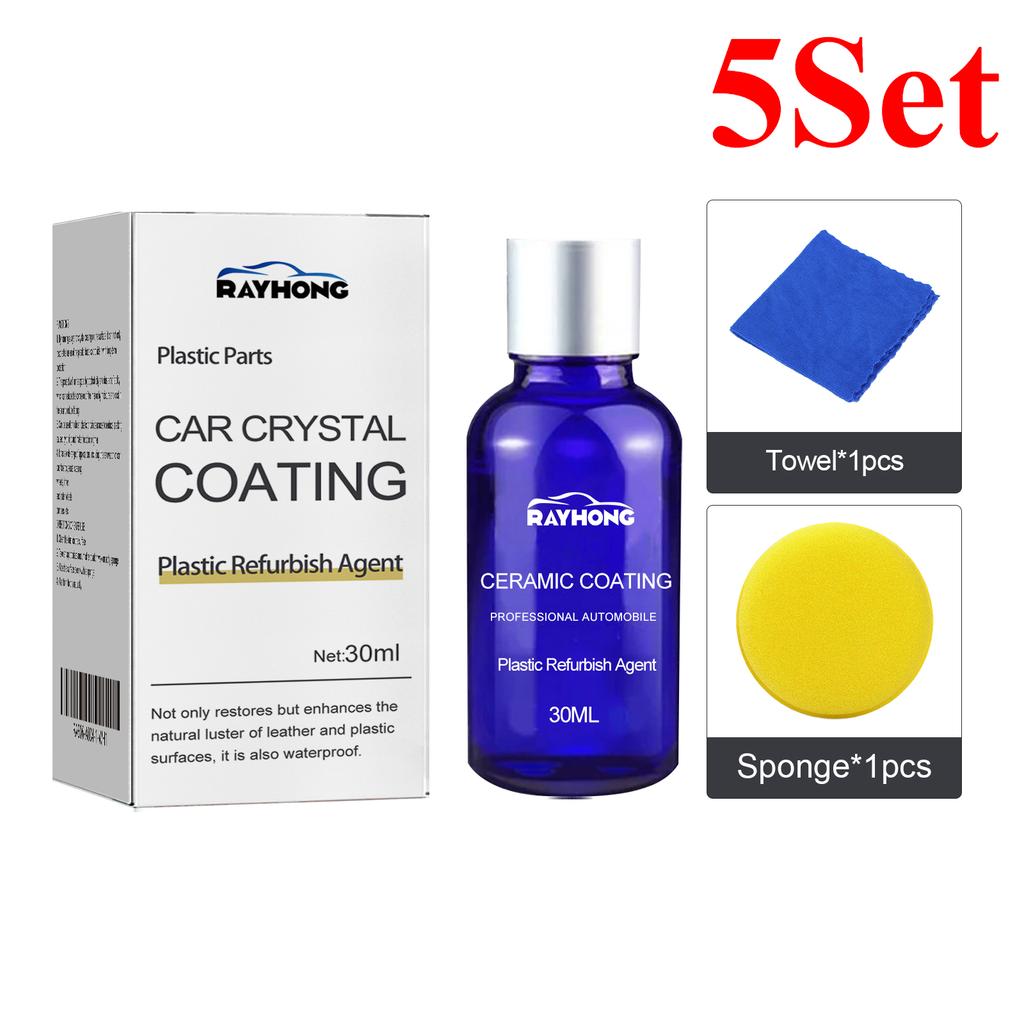 Plastic Leather Restorer Interior Detailer Quick Coat For Car Interior Refurbish Leather Renovator Conditioner CleanMaintenance