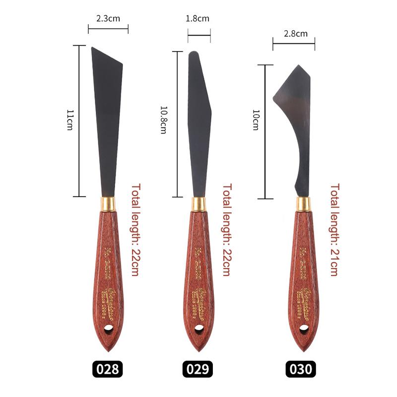 Spatulă Artist, Cuțit de Paletă, Set Cuțite pentru Pictură, Răzuitor pentru Amestec Pictură, Cuțit de Paletă din Oțel Inoxidabil, Spatulă Artă pentru Pictură