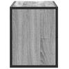 TV Stand in Grey Sonoma 80 x 31 x 39.5 cm Made of Particleboard and Metal