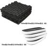 MSLANE Speaker Back Absorption Material 200mm X 20mm X 200mm 4 Sheets Soundproof Tape 20mm X 25mm X 600mm 4 Sheets Deadening Microphone Holder