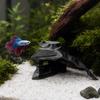 Antiker Tempel Aquarium Versteck, 3D Gedruckte Fischbecken Höhle Tunnel, Unter Kies Fisch Tunnel für Garnelen Corydoras Pleco