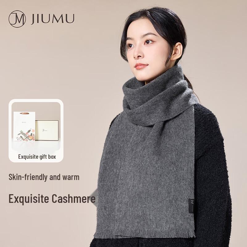 JIUMU Women's Cashmere & Wool Blend Scarf