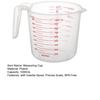 1000ML Plastic Measuring Cup with Handle Spout Precise Scale BPA Free Cooking Baking