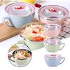 Anti-Scald Instants Noodle Bowl With Lid Multi-Purpose Food Container For Home Kitchen