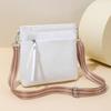 Women's Mobile Phone Bag Soft Leather Shoulder Crossbody Bag Vertical Coin Purse Small Bag