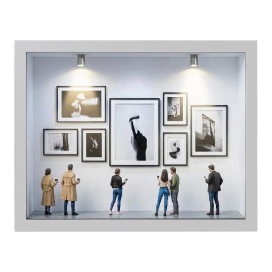 Up DIY Mini Museum Silhouette Box Personalized Memory Display Case Shadow Box