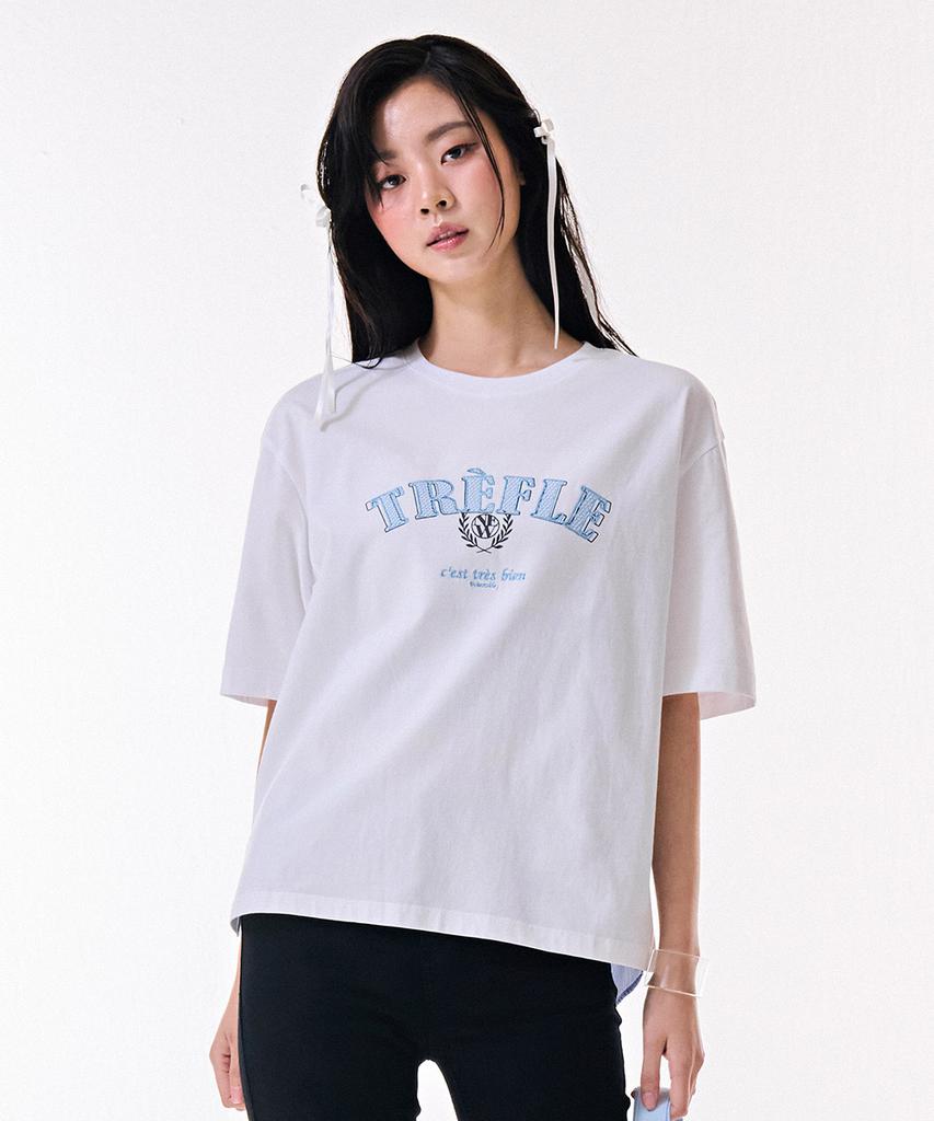 CHASECULT Women'S Woven Color Block Short Sleeve T-Shirt-Dbrg5885D01