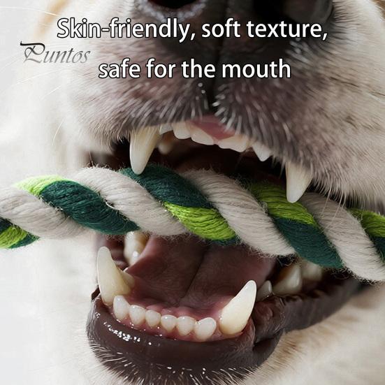 Textured Cotton Rope for Plaque Removal Plush Crocodile Dog Toy, Squeaky Stuffed Chew Interactive Tug Puppy Soothing Gum Teething Tool of War