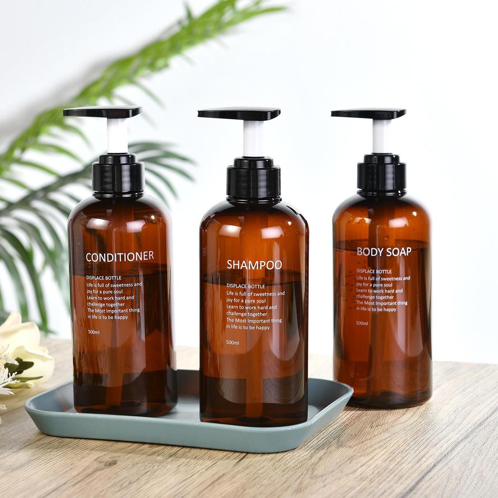 500ml/300ml Press Bottle for Lotion, Shampoo, Shower Gel, and Hand Soap