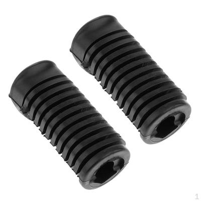 2 Stücke Motorrad Gummi Fußstütze Pedal Fußraste für CG125