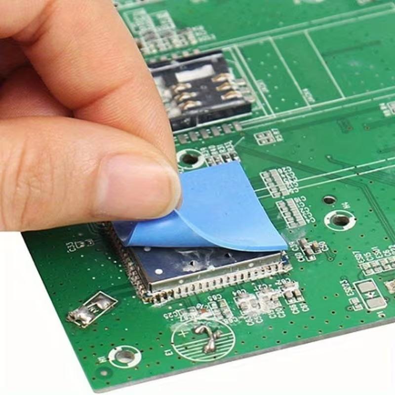 High Temperature Resistant Silicone Thermal Pad 6.0 W/mK Conductivity Efficient Heat Sink for Laptop Cooling System