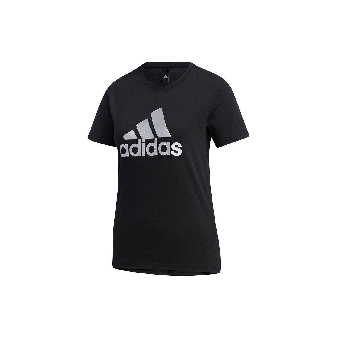 

Adidas Logo Letter Print Training Breathable T-Shirt Women tops GK8722 XS