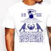 T-shirt Egiziana Egitto Geroglifici Faraone Uomo Cotone Taglia S-2XL nuova