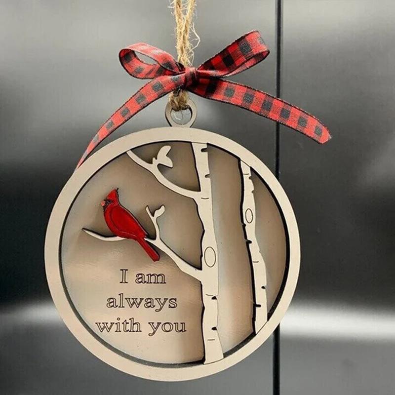 Christmas Hanging Ornament Memorial In The Heaven Loved Ones Xmas Tree Decoration Navidad Gifts
