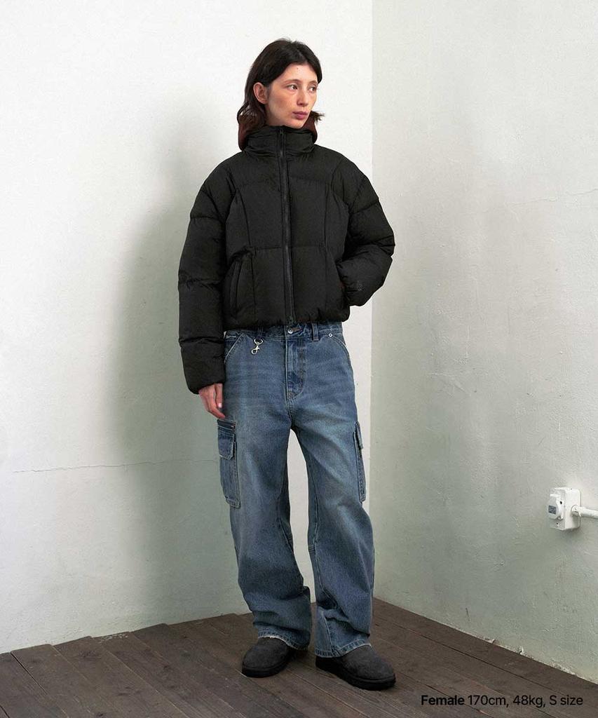 Mahagrid Curved Duckdown Parka Black(Mg2Ewmb901A)