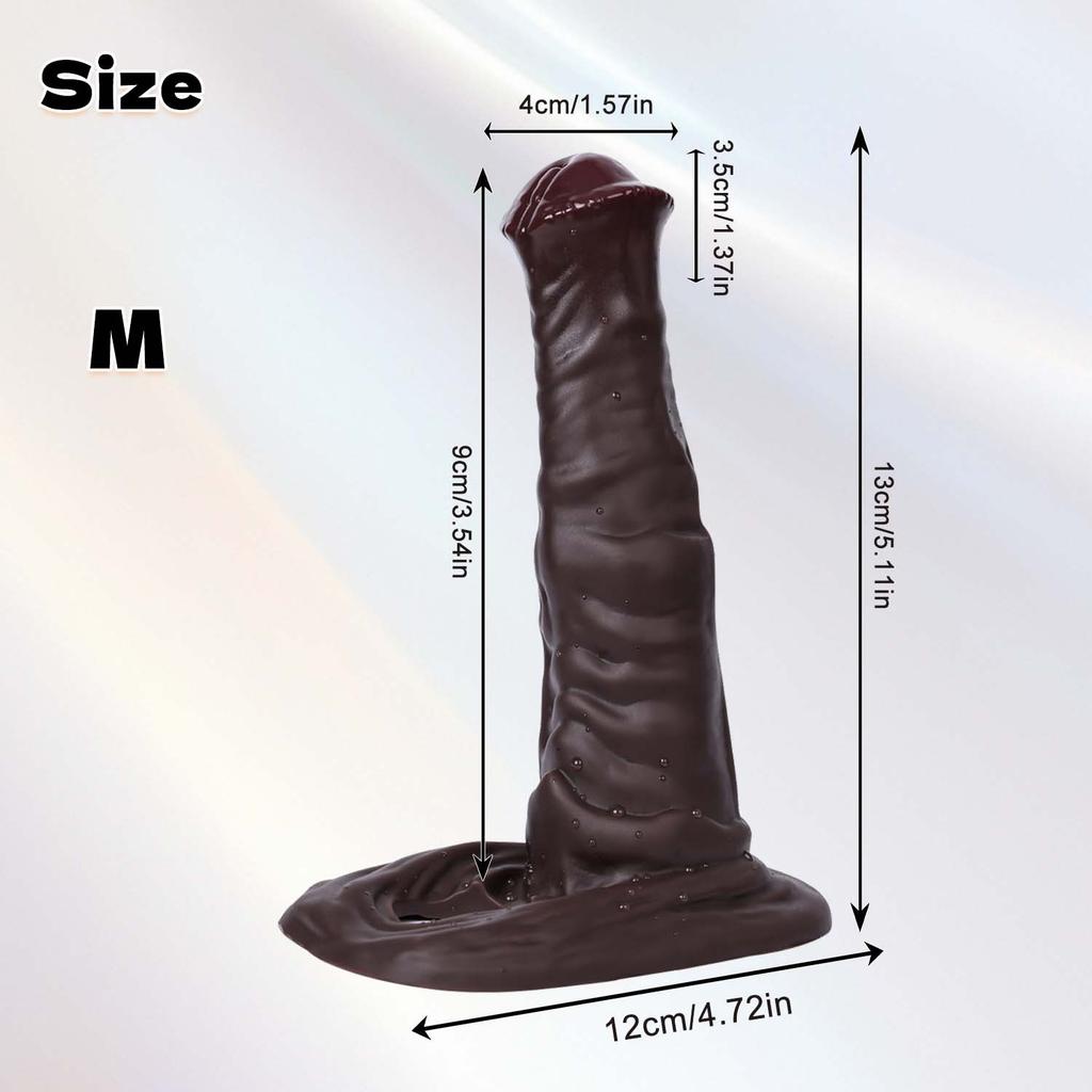 Simulated Animal Horse Penis Set Silicone Soft Skin Cover Men's Wearing Extended Time Sexual Products Adult Sex Toys