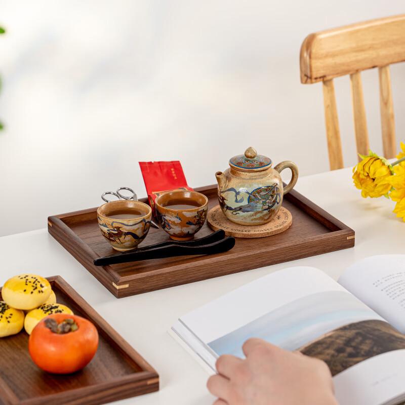 OLOEY Black Walnut Serving Trays