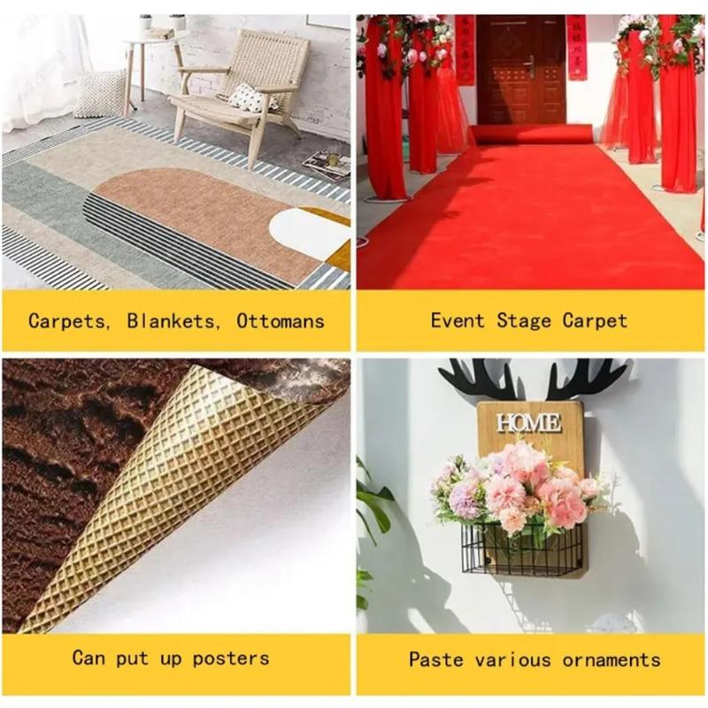 10/20/30/40/50mm Strong Fixation Double Sided Tape Heavy Duty Translucent Mesh Waterproof Traceless Powerful Grid Carpet Adhesive Tape