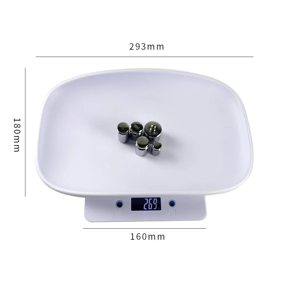 10Kg Pet Electronic Scale with Tray Small Animal Cat Dog Special Weight Measuring Scale LCD Display