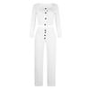 Stylish Women Tracksuit Cropped Top And Pants Set Comfortable Loungewear Collection Size 6-18
